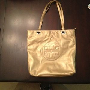 Gold Tory Burch inspired handbag..