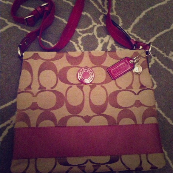 Authentic Pink Coach purse
