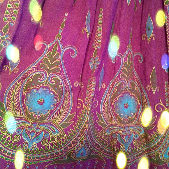 🎉SOLD🎉 Beautiful Indian Skirt - Picture 1 of 3