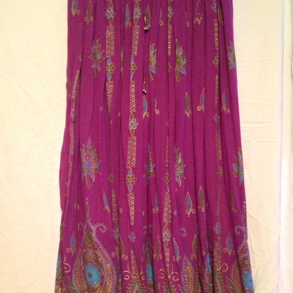 🎉SOLD🎉 Beautiful Indian Skirt - Picture 3 of 3