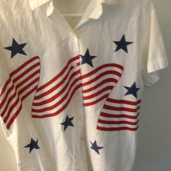 🚫SOLD🚫 Vintage American button-up - Picture 2 of 3