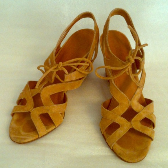 Jcrew suede sandals -  size 5 1/2