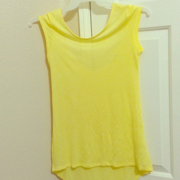 Yellow Silk Top from Zara Collection