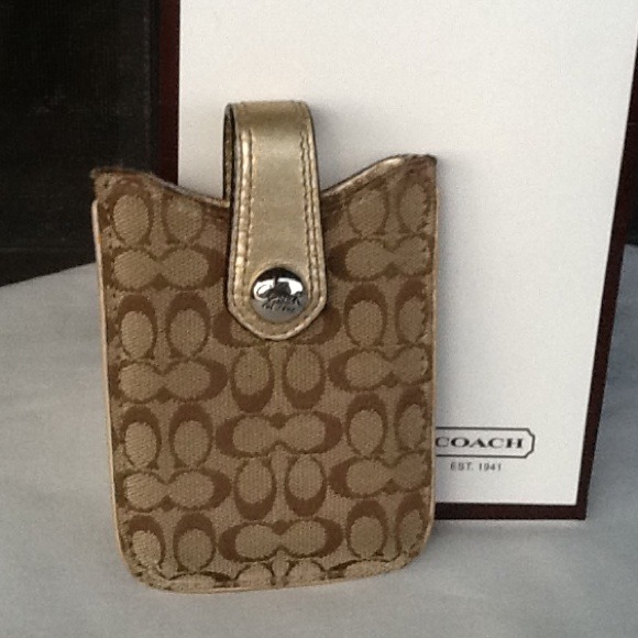 Coach Signature Phone Case