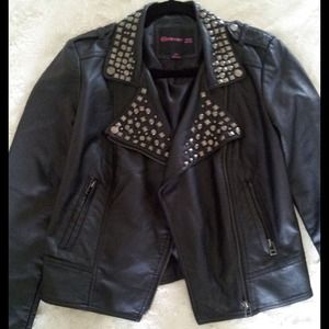 Forever 21 Studded Pleather Moto Jacket *REDUCED*