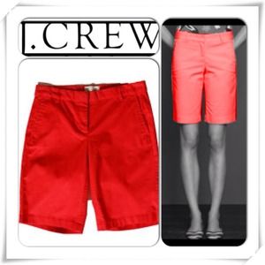 X SOLD X- Red J Crew Shorts (knee high)
