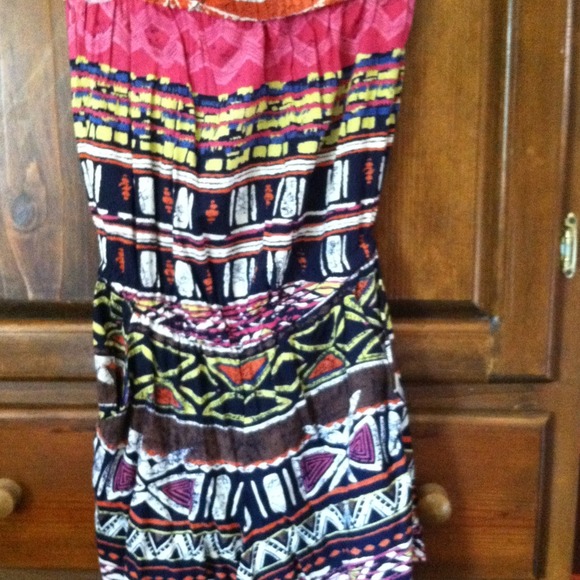Strapless romper