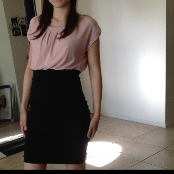 Sold Pink/ black summer dress - Picture 4 of 4