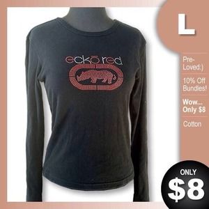 Black long sleeve shirt by ECKO RED