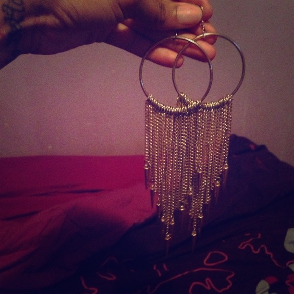 Long earrings