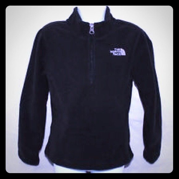 Girls North Face fleece sweatshirt
