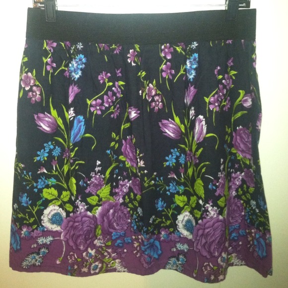 Fire Los Angeles floral cotton skirt - Picture 2 of 2