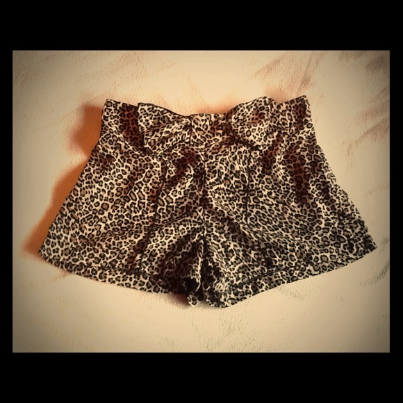 NWOT Cheetah Print Love Culture Shorts