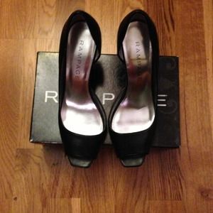 Rampage open toe heels