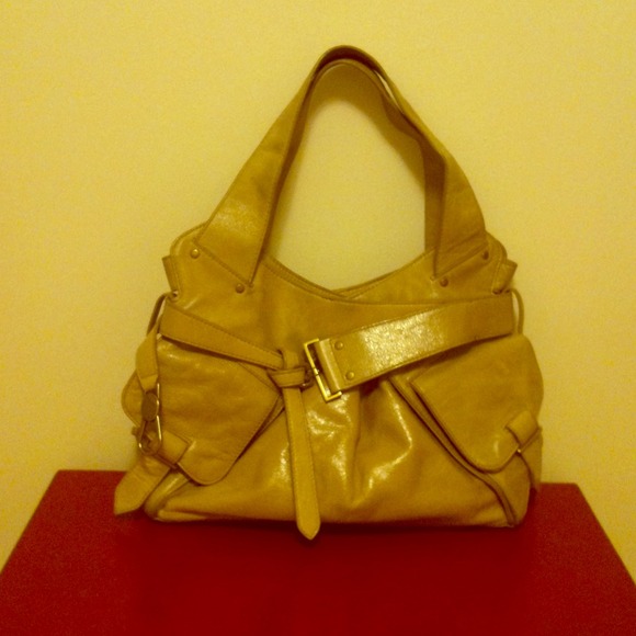 ♥ Kooba beige patent leather bag