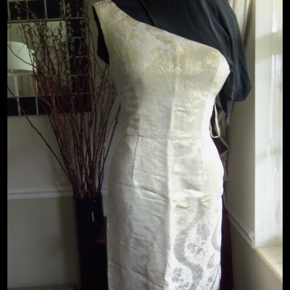 Authentic Tory Burch one shoulder cocktail dress