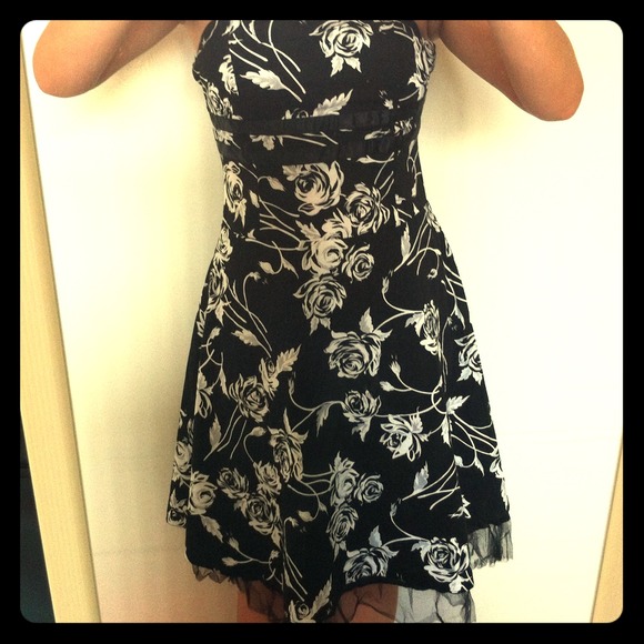 Flower print dress