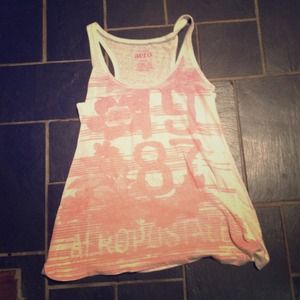 Aèropostale tropical medium sized tank top