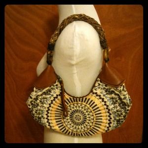 Cole Haan Sierra embroidered hobo bag