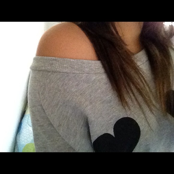 Gray Long Sleeve Crop Top (: :p💕 - Picture 2 of 4