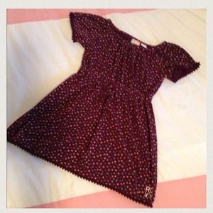 Bundle: Roxy stripe, heart dress and Gap hoodie