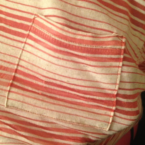 Orange stripped nautical theme shirt - Picture 2 of 4