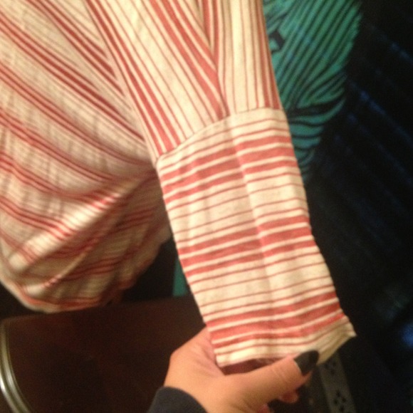 Orange stripped nautical theme shirt - Picture 4 of 4