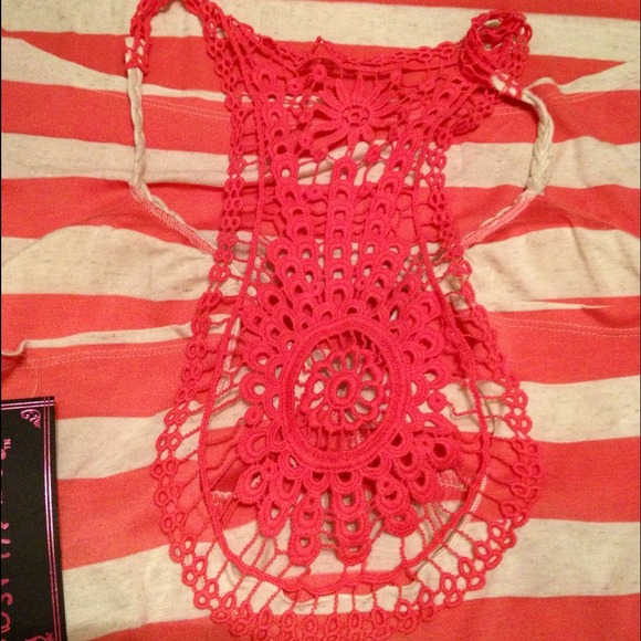 ❌BUNDLED❌. 🌸BEAUTIFUL STRIPE CROCHET HI LOW DRESS - Picture 4 of 4