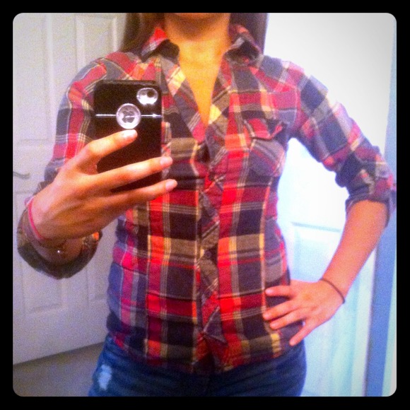Flannel button up - Picture 1 of 3