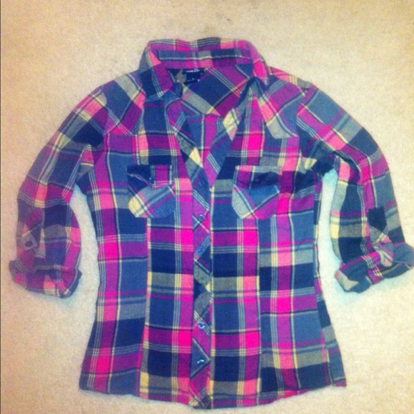 Flannel button up - Picture 2 of 3