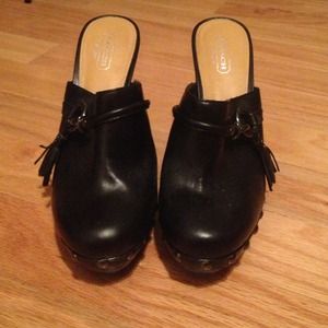 Authentic Coach clogs