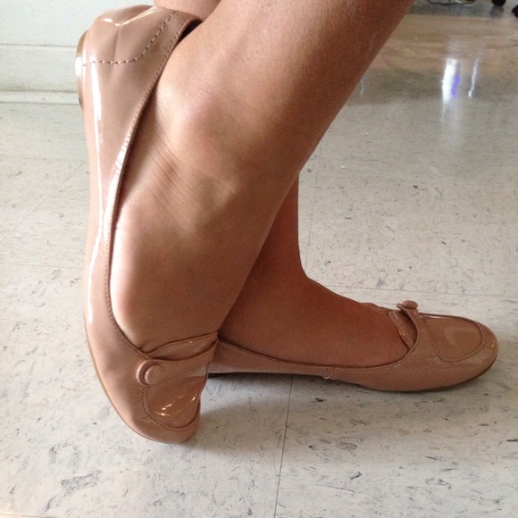 Nine West Nude Flats