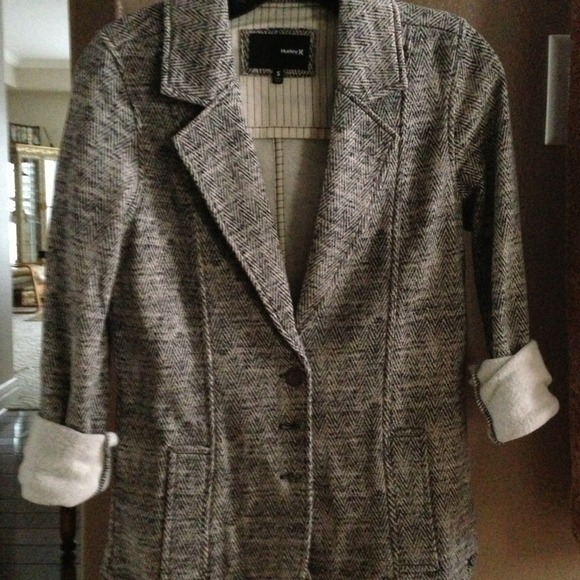 Grey patterned blazer - Picture 2 of 3