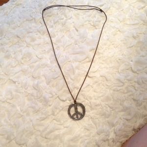 Peace sign necklace ✌