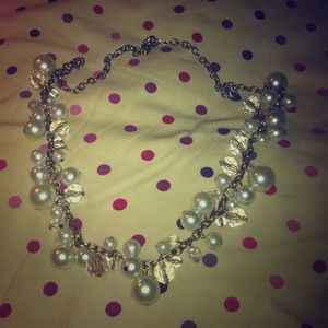 Cute cream & silver pearls