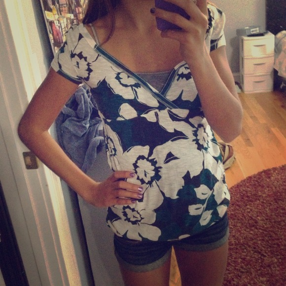 V-neck top