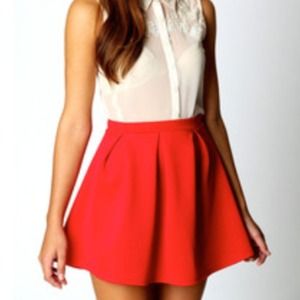 River Island Box Pleat Skater Skirt🔥🔥