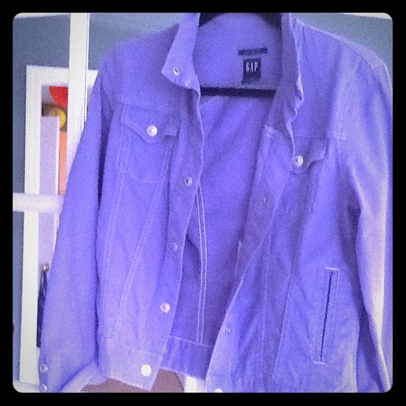 Cute Lilac Colored Jean Jacket by GAP.