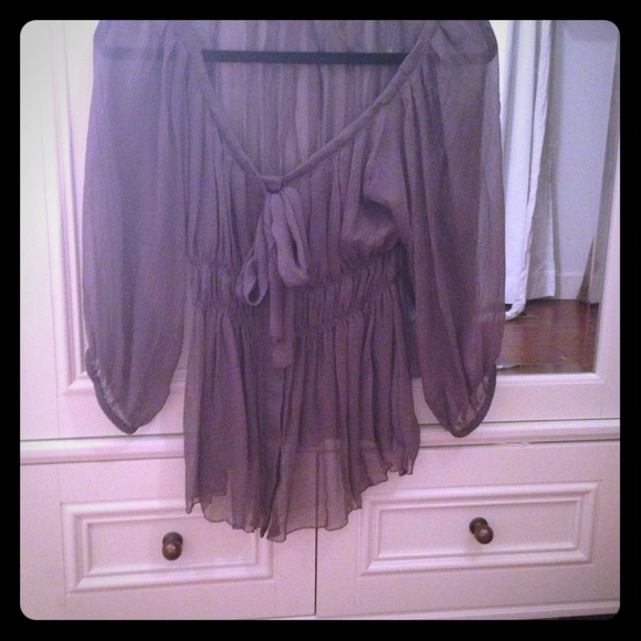 GORGEOUS sheer top