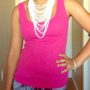 Beautiful magenta tank with shimmer by: VS💗💞💗