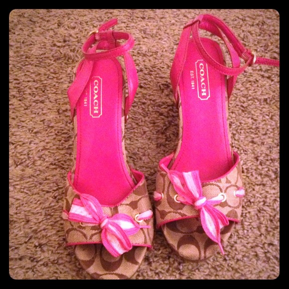 Coach wedges!!!!