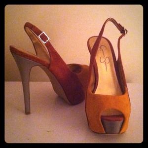 Jessica Simpson slingback heels