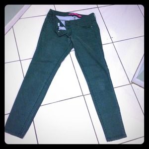 Snake pattern skinny jeans