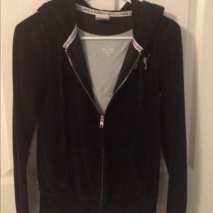 Black Victoria's Secret pink jacket