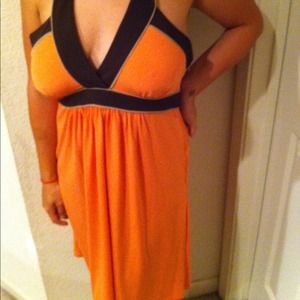 Halter designer dress