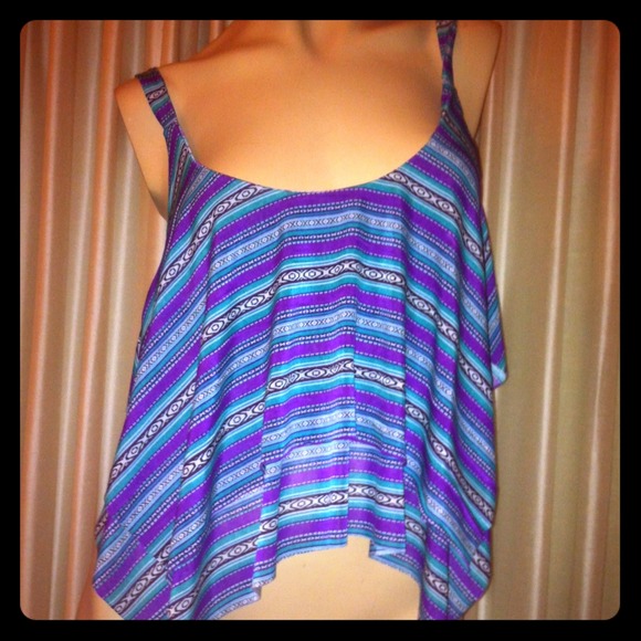 TRIBAL PRINT FLOWY TOP!!!