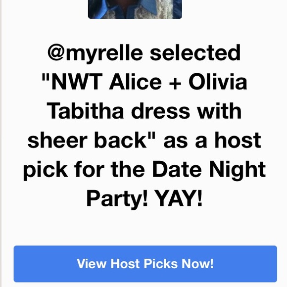 π HP 3/22π NWT Alice + Olivia Tabitha dress - Picture 3 of 4