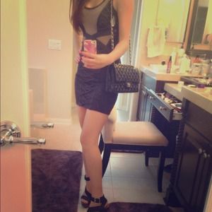 BeBe dark blue dress