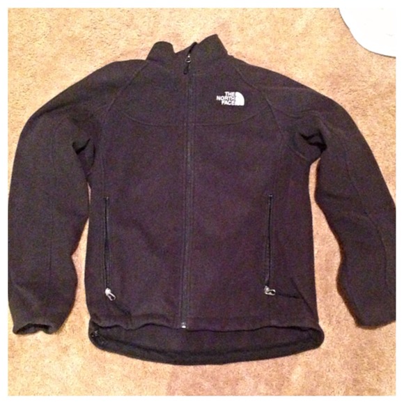 Dark gray North Face jacket