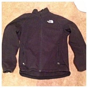 Dark gray North Face jacket
